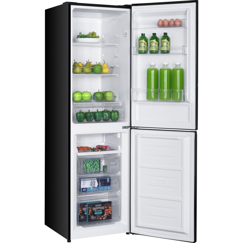 Exquisit KGC250-80-NF-040DB - Koel-vriescombinatie  - 247 Liter - No-Frost - Energielabel D - Zwart