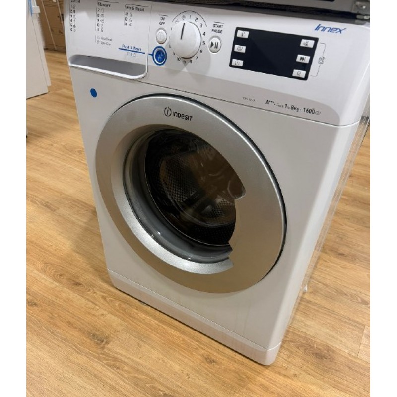 Refurbished - Indesit XWE 81683X WSSS EU wasmachine Voorbelading 8 kg 1600 RPM Wit