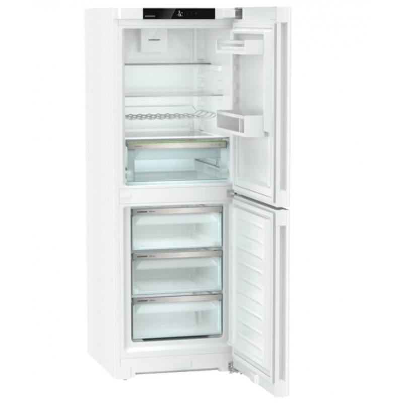Liebherr CNC 5023-22 Koel-vriescombinatie - breedte 59.7 cm - hoogte 165.5 cm - inhoud 280 l - NoFrost Koel-vriescombinatie Wit