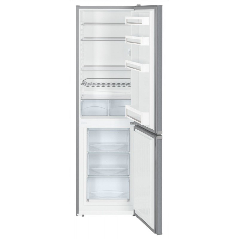 Liebherr - CUele 3331 001 26 - Koel-vriescombinatie - Vrijstaand - 296 L - E - Zilver