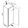 Liebherr FNE 5207-22 - vrijstaande vriezer - 186cm hoog - energielabel E 