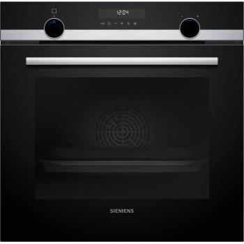 Siemens HB578GES7 - iQ500 - Inbouwoven - 60 cm x 60 cm - 71 l - Eenvoudig te reinigen met pyrolytische zelfreiniging activeClean - Home Connect - 3D hetelucht: gelijkmatige warmteverdeling -Inox