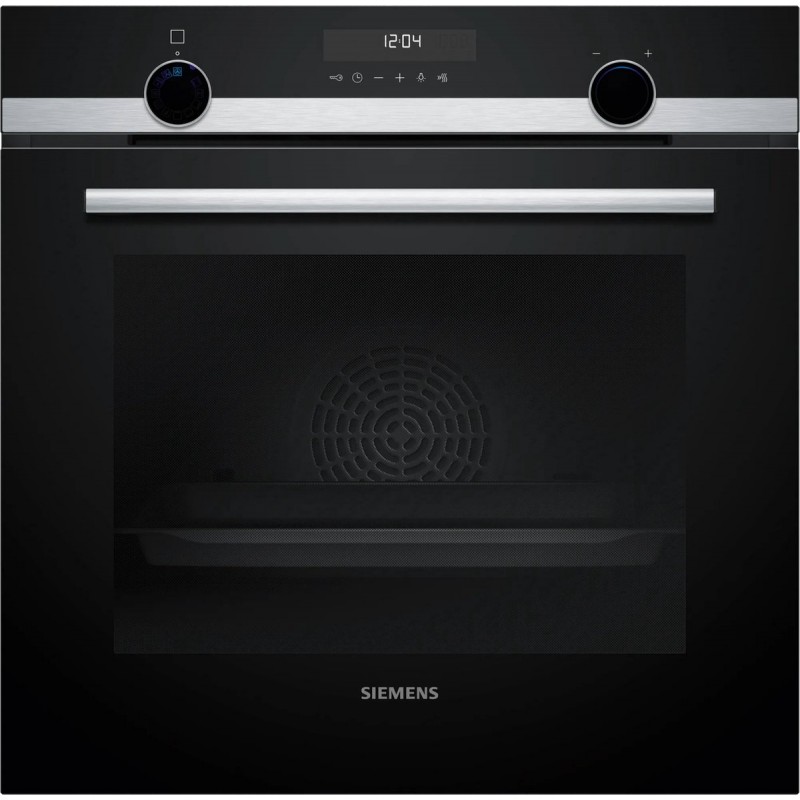 Siemens HB578GES7 - iQ500 - Inbouwoven - 60 cm x 60 cm - 71 l - Eenvoudig te reinigen met pyrolytische zelfreiniging activeClean - Home Connect - 3D hetelucht: gelijkmatige warmteverdeling -Inox
