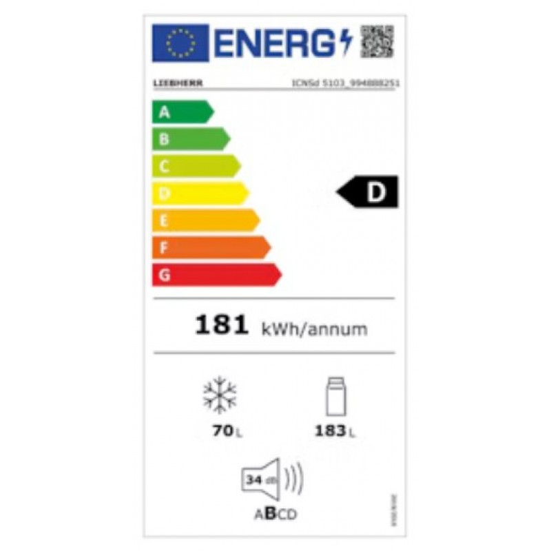 Liebherr ICNSD 5103-22 - Sleepdeur - Energieklasse D - NoFrost - EasyFresh