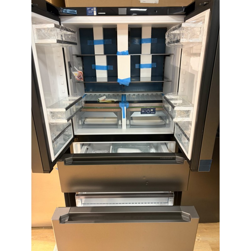 Liebherr MBBSDI 9556-20 - BlackSteel  - Touch display - Energieklasse D - NoFrost - Aansluiten op waterleiding