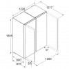 Liebherr XRFSF 5245-22 - side-by-side - Flexibele inrichting - Energieklasse E - NoFrost - op waterleiding - 186 cm hoog