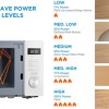 Midea AG20CF2EBK - Magnetron met grill - 20L - 700W - 8 Automatische programma's - Zwart