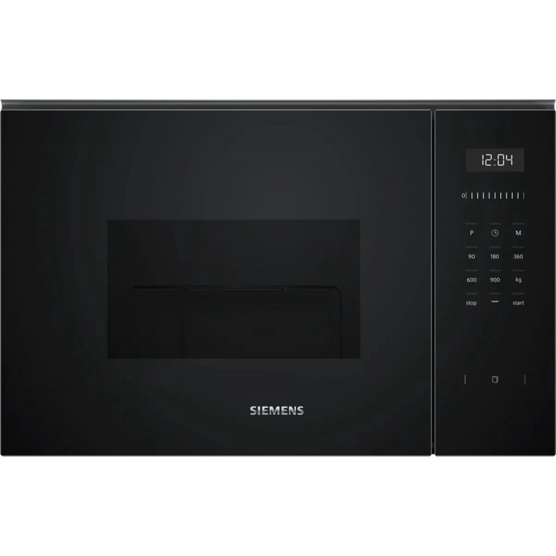 Siemens BE555LMB1 - iQ500 - Inbouwmagnetron - 59x38 cm - 25 l - Zwart - Eenvoudig te reinigen met hydrolyse