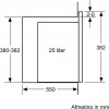 Siemens BE555LMB1 - iQ500 - Inbouwmagnetron - 59x38 cm - 25 l - Zwart - Eenvoudig te reinigen met hydrolyse