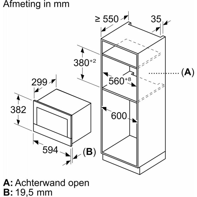 Siemens BF722R1B1 - iQ700 - Inbouwmagnetron