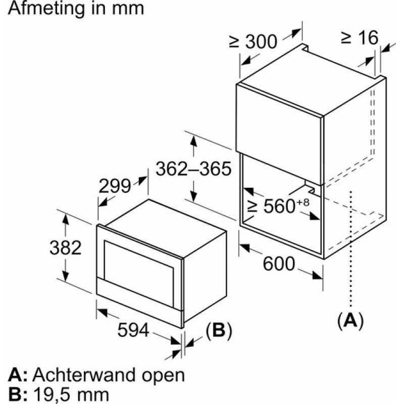 Siemens BF722R1B1 - iQ700 - Inbouwmagnetron