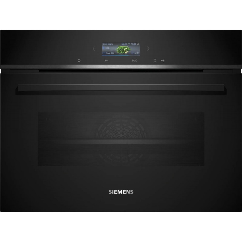 Siemens CB734G1B1 - oven - 60 cm x 45 cm - Zwart - Air Fry-functie: voor perfect en gezonde gefrituurde gerechten - Home Connect - Eenvoudige reiniging