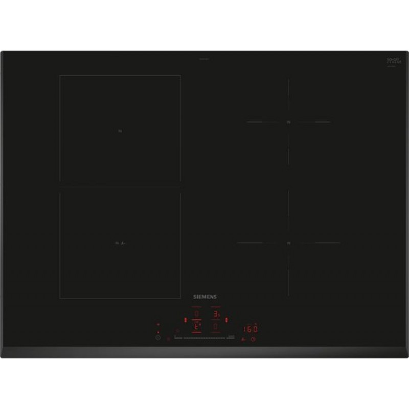Siemens ED751HSC1E - iQ500 - Inductiekookplaat - 70cm - Home Connect - combiZone: combineer probleemloos twee inductiezones - fryingSensor Pro: Geniet van het koken zonder bang te zijn dat je het eten laat aanbranden