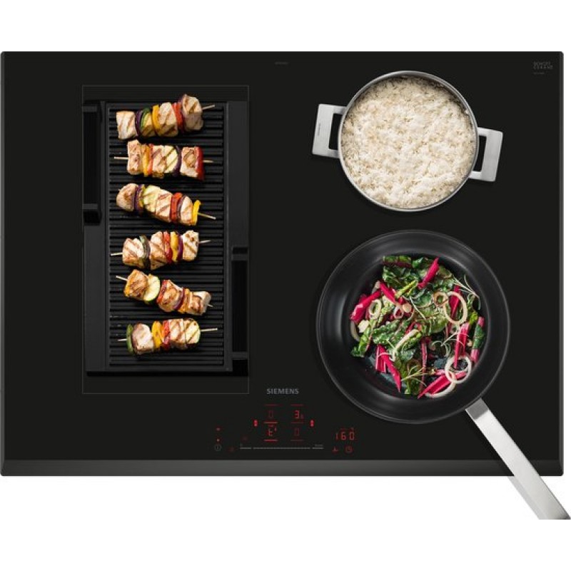 Siemens ED751HSC1E - iQ500 - Inductiekookplaat - 70cm - Home Connect - combiZone: combineer probleemloos twee inductiezones - fryingSensor Pro: Geniet van het koken zonder bang te zijn dat je het eten laat aanbranden