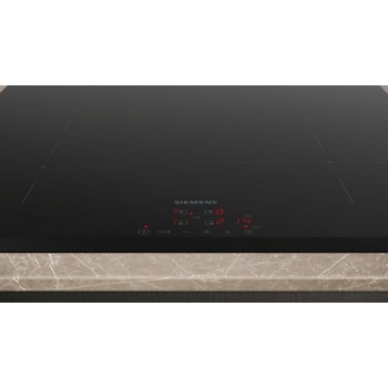 Siemens EH631BEB6E - iQ100 - Inbouw elektrische kookplaat - 60 cm - powerBoost: verhoogt het vermogen van een inductiezone met tot wel 50%