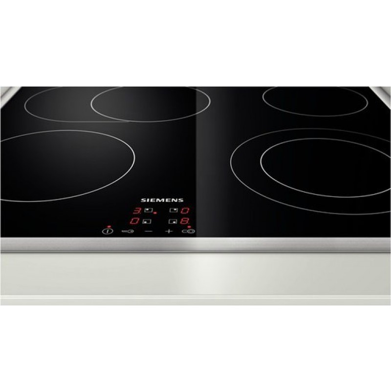 Siemens ET645HN17E - iQ300 - Keramische kookplaat - 60 cm - touchControl - vlaklijst