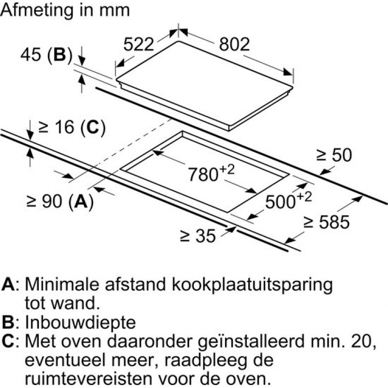 Siemens ET81RBHA1D - iQ300 - Inbouw keramische kookplaat