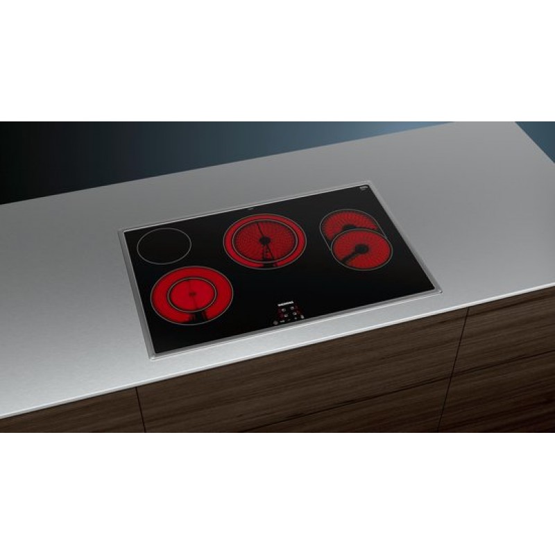 iQ300, Keramische kookplaat 80 cm, touchControl, vlaklijst