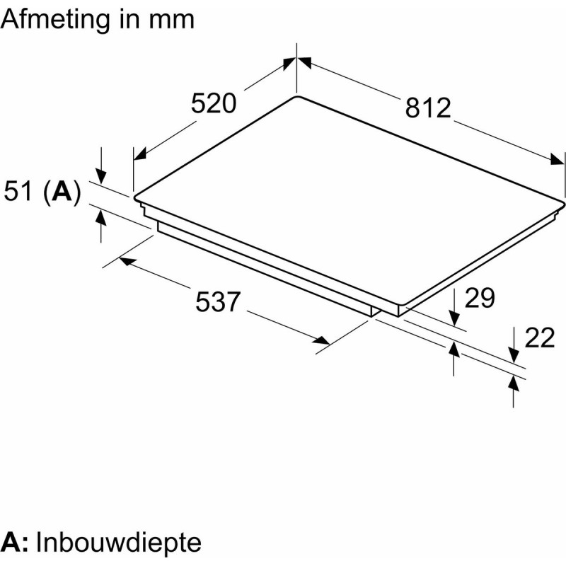 Siemens EX875HVC1E - Inductiekookplaat