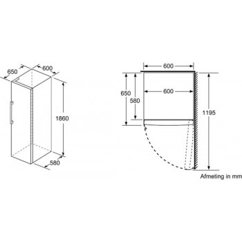 Siemens GS36NVIEP - iQ300 - Vriezer - RVS