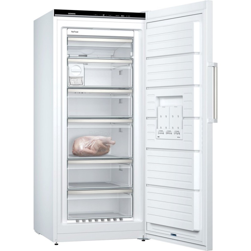 Siemens GS51NAWCV - iQ500 - Vriezer - 161 x 70 cm - Wit - Energielabel C - noFrost - iceTwister