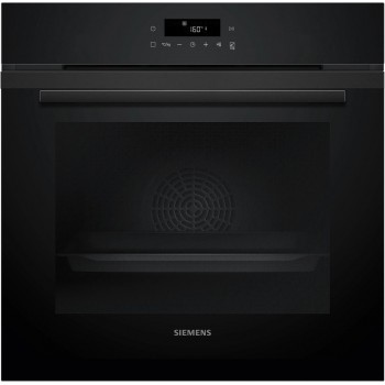 Siemens HB272ABB3 - iQ300 - Inbouwoven - 60 x 60 cm - Zwart - Energielabel A - Air Fry-functie met bakplaat: gezondere manier om te snacken - Eenvoudig te reinigen met pyrolytische zelfreiniging activeClean