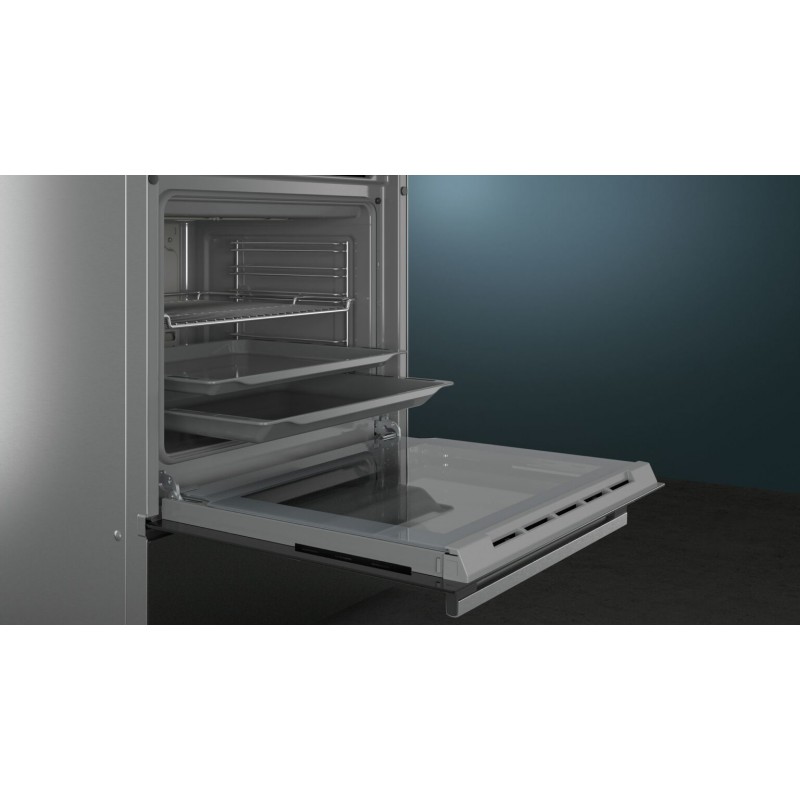 Siemens HK9S5A240 - Elektrische fornuis - Vrijstaand fornuis - Zwart - Draaiknop - Touch - Elektronisch