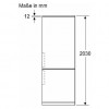 SIEMENS KG39N2LCF iQ300 Koel-vriescombinatie (Energielabel C, 363 l, 203 cm hoog, roestvrijstalen look)