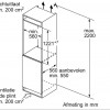 Siemens KI41RSFE0 - inbouw koelkast - autoAirflow, inhoud 204 liter, 1 freshbox, superkoelen, elektronische temperatuurregeling, verchroomde flessenhouder en LED verlichting.