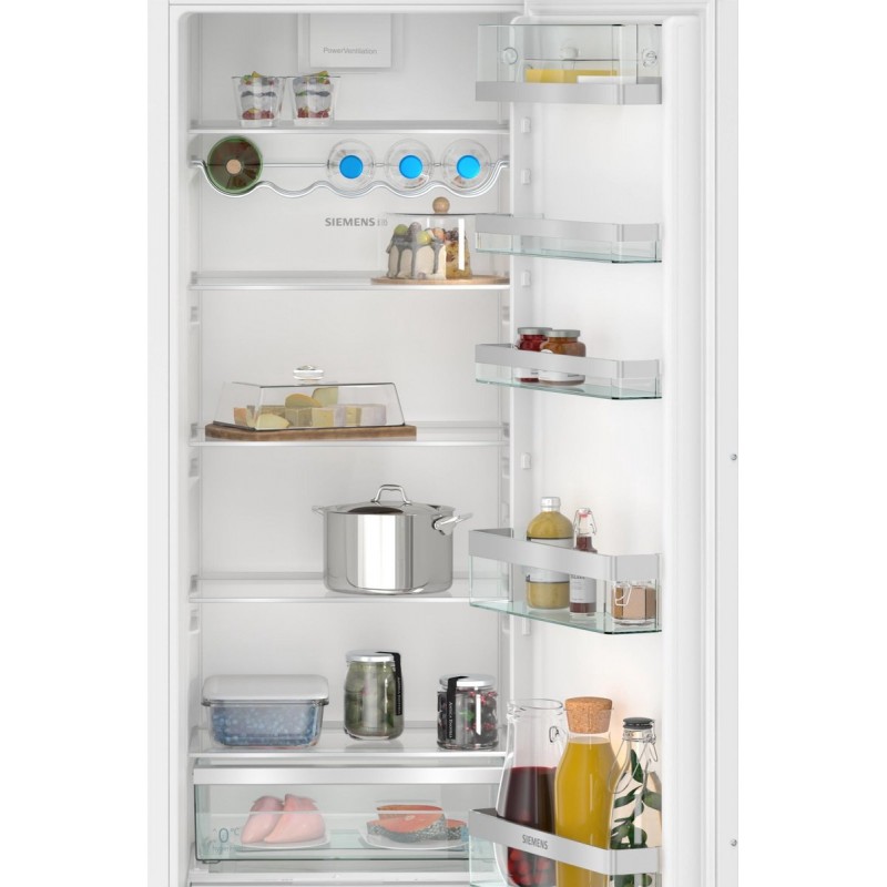 Siemens KI81RADD0 iQ500 - Inbouw koelkast - 310 l - 34 dB - D label - Wit - Deur open alarm - LED lamp