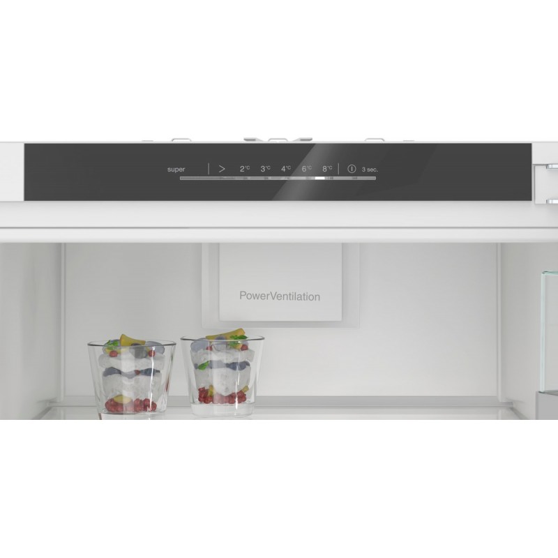 Siemens KI81RADD0 iQ500 - Inbouw koelkast - 310 l - 34 dB - D label - Wit - Deur open alarm - LED lamp