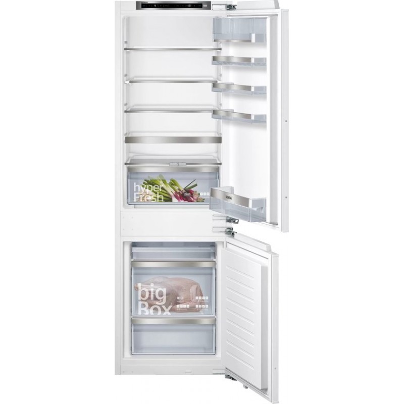 Siemens KI86SAFE0 - iQ500 - Inbouw koelkast - koel-vriescombinatie - 177.2 cm x 55.8 cm - hyperFresh Plus: Fruit en groenten blijven langer vers - Led verlichting - superKoelen: snel koelen van verse producten