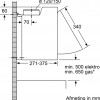 Siemens LE63MAC00 - iQ100 - Afzuigkap - Integreerbare afzuigkap - 60 cm