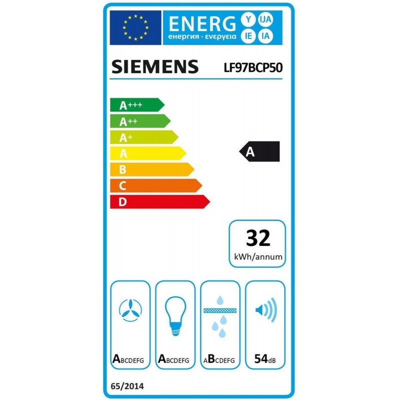 Siemens LF97BCP50 - iQ500 - Afzuigkap - Eilandschouwkap - 90 cm