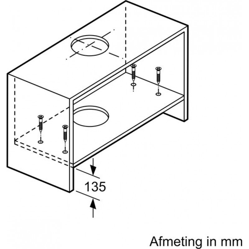 Siemens LI60OA521 - iQ100 - Vlakschermkap - Afzuigkap - 60cm