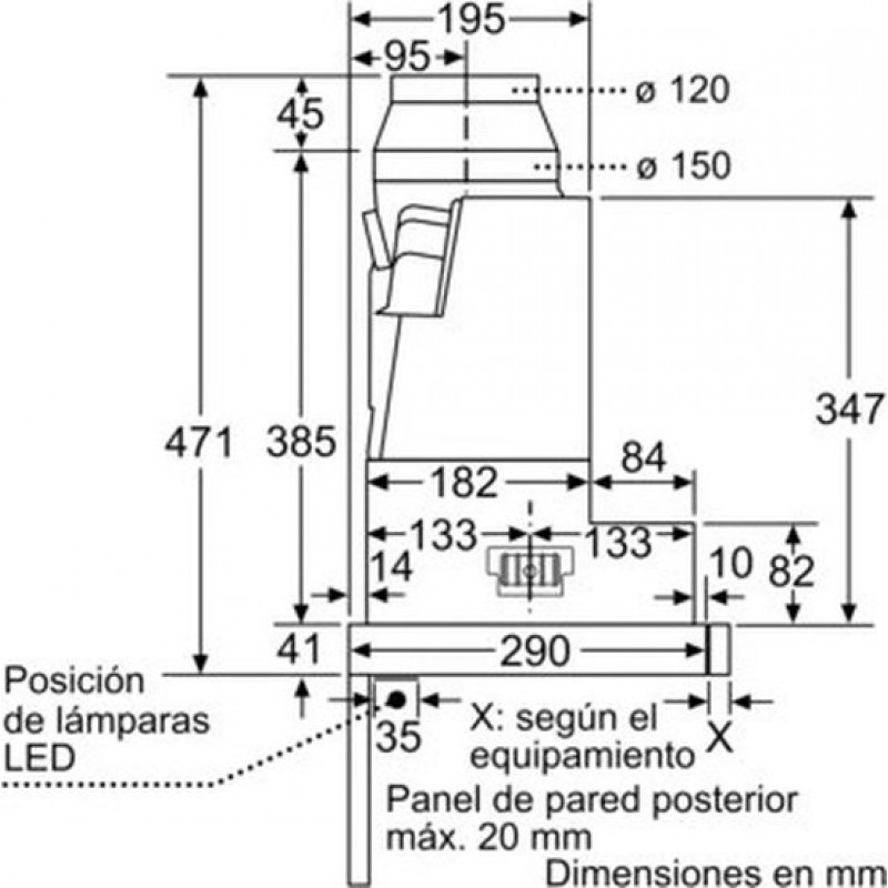 Siemens LI97SA531 - iQ300 - Afzuikap - RVS