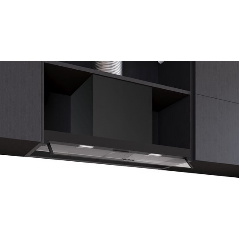 Siemens LJ85BCC60 - iQ300 - Afzuigkap - Geïntegreerde schouwkap - 80 cm - Zwart