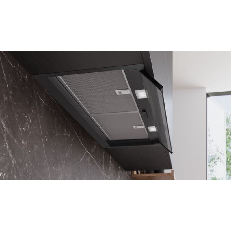 Siemens LJ85BCC60 - iQ300 - Afzuigkap - Geïntegreerde schouwkap - 80 cm - Zwart