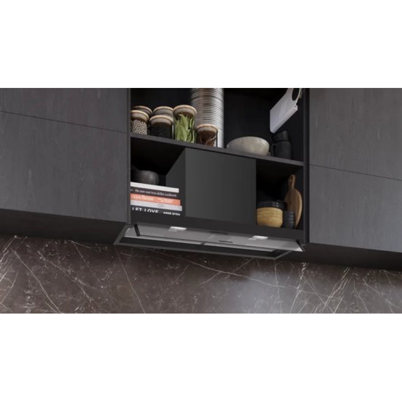 Siemens LJ85BCC60 - iQ300 - Afzuigkap - Geïntegreerde schouwkap - 80 cm - Zwart
