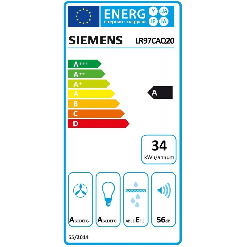 Siemens LR97CAQ20 - iQ500 - Afzuigkap - Plafondunit