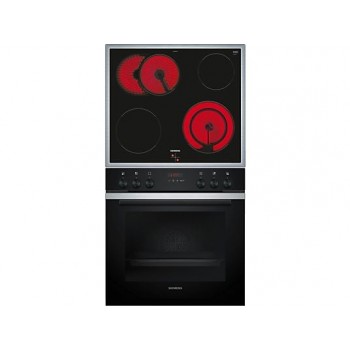 SIEMENS PQ212KA10 iQ300, inbouw ovenset (elektrische kookplaat, A+, 71 l)