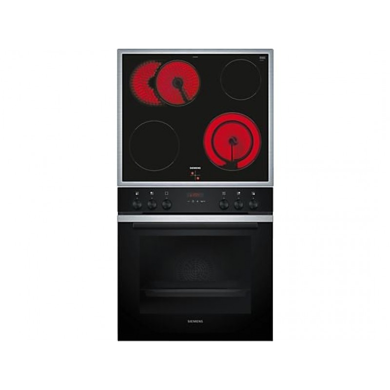 SIEMENS PQ212KA10 iQ300, inbouw ovenset (elektrische kookplaat, A+, 71 l)
