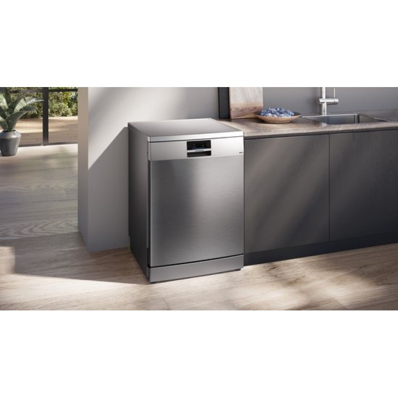 Siemens SN27TI02CE - iQ700 - Vaatwasser - Vrijstaande vaatwasser - 60 cm - Home connect - Zeolith: extra droge vaat - Energielabel A - varioSpeed Plus je vaat tot wel drie keer zo snel schoon