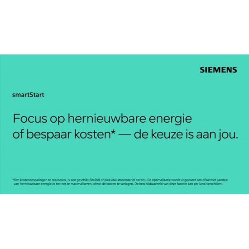 Siemens SN27TI02CE - iQ700 - Vaatwasser - Vrijstaande vaatwasser - 60 cm - Home connect - Zeolith: extra droge vaat - Energielabel A - varioSpeed Plus je vaat tot wel drie keer zo snel schoon