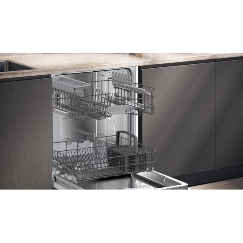Siemens SN63HX04TE - iQ300 - Vaatwasser - Inbouwvaatwasser - Volledig integreerbaar - 60 cm - Energielabel C - easyStart: het juiste programma en de beste optie voor een perfect schone vaat
