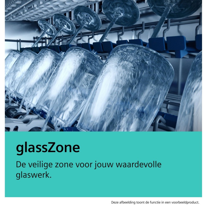 Siemens SN65ZX17CE - Vaatwasser inb. 60cm vol geintegreerd - Zeer stil - 40 dB - ['Lade'] - ['Zeolith']