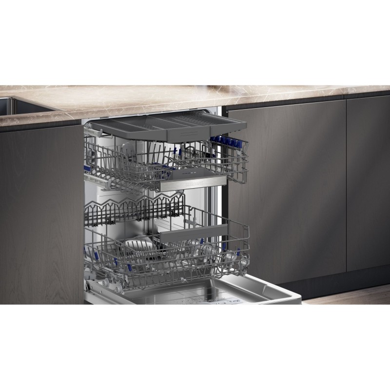 Siemens SN65ZX17CE - Vaatwasser inb. 60cm vol geintegreerd - Zeer stil - 40 dB - ['Lade'] - ['Zeolith']
