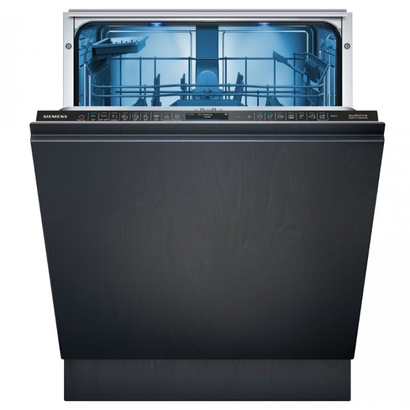 Siemens SN97T801BE - 5 speciale functies waaronder Home Connect via WiFi, capaciteit 13 standaard couverts, geluidsniveau 41-42 dB(A), machineCare, doseerAssistent, zeolith-droogsysteem, autoOpen Dry, aquaSensor, open Assist, sideLight