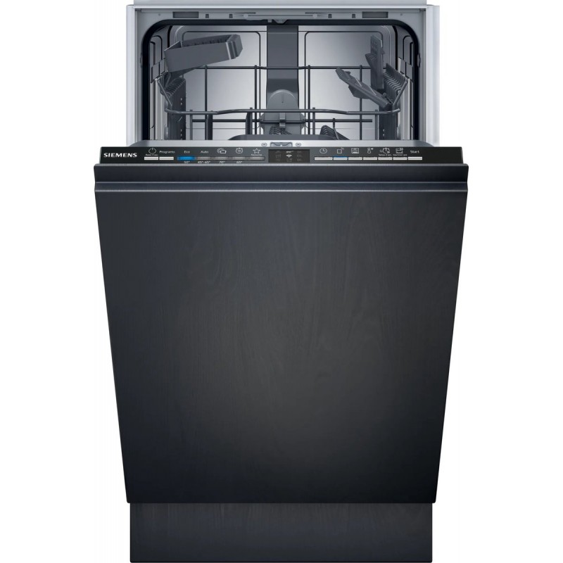 Siemens SR61HX16KE - iQ100 - Vaatwasser- Inbouwvaatwasser - 45 cm - Smal model - Energielabel E - Home Connect - varioSpeed Plus: je vaat tot wel drie keer zo snel schoon -infoLight