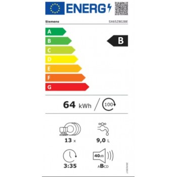 Siemens SX65Z802BE - Zeolith - Home Connect - timeLight - Deur-op-deur